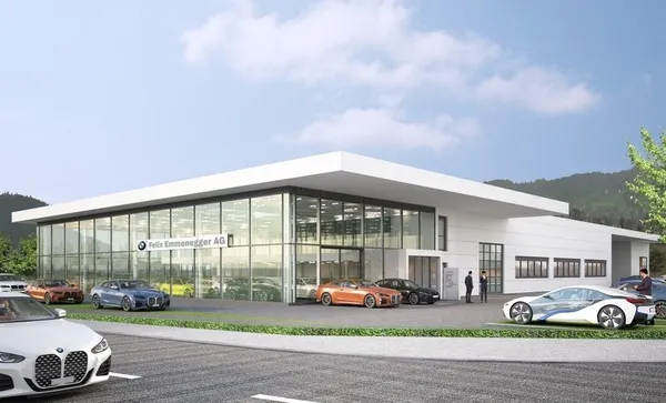 Fassade Garage Felix Emmenegger AG