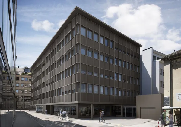 Fassade Geschäftshaus Mobiliar, Aarau