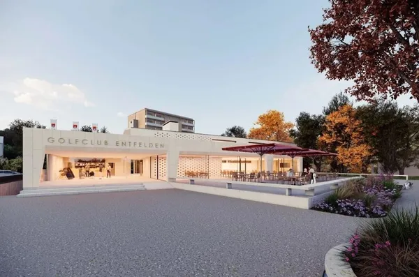 Fassade Neubau Golfclub Entfelden