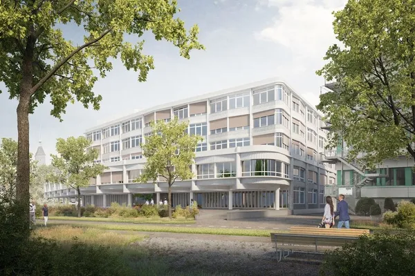 Fassade Neubau Hirslanden Klinik Aarau