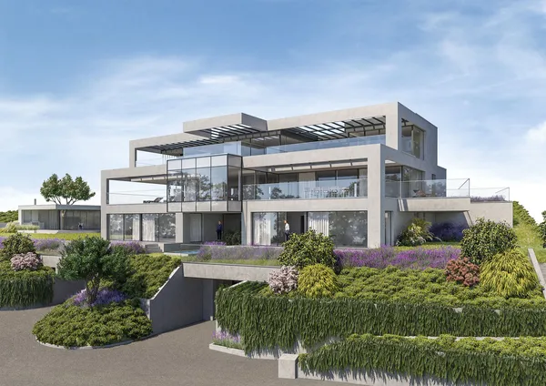 Fassade Privathaus, Kanton Zürich