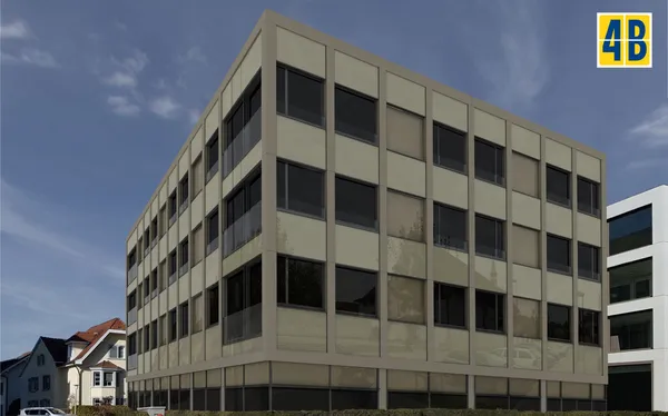 Fassade Wohn- und Geschäftshaus, Dornach
